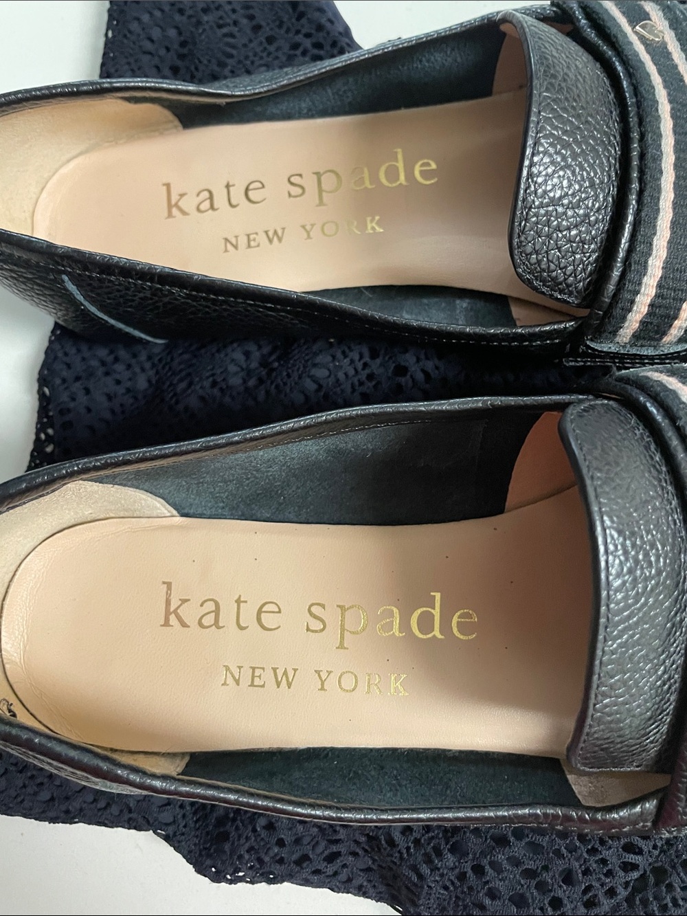 Kate Spade Black Leather Loafers - Picture 6 of 8
